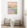 image:imageKate and Laurel Pastel Horizon II Framed Canvas Wall Art by Amy Lighthall 18 x 24 Sylvie Natural Modern Abstract Art for Wall Decor Living Room BedroomNatural
