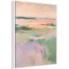 image:imageKate and Laurel Pastel Horizon II Framed Canvas Wall Art by Amy Lighthall 18 x 24 Sylvie Natural Modern Abstract Art for Wall Decor Living Room BedroomWhite