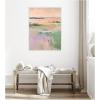 image:imageKate and Laurel Pastel Horizon II Framed Canvas Wall Art by Amy Lighthall 18 x 24 Sylvie Natural Modern Abstract Art for Wall Decor Living Room BedroomWhite