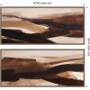 image:imageKate and Laurel Pathways 2 Piece Framed Canvas Wall Art Set by Amy Lighthall Sylvie Dark Gold Modern Contemporary Landscape Art for Wall Decor