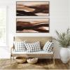 image:imageKate and Laurel Pathways 2 Piece Framed Canvas Wall Art Set by Amy Lighthall Sylvie Dark Gold Modern Contemporary Landscape Art for Wall Decor