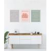 image:imageKate and Laurel Picasso Inspired Bird amp Inspired Dance 3 Piece Framed Canvas Wall Art Set by Gabrielly Guedes Sylvie Dark Gold Modern Contemporary Typography Art for Wall DecorSylvie White