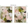 image:imageKate and Laurel Quiet Poppies VI 2 Piece Framed Canvas Wall Art Set by Amy Lighthall Sylvie Beaded White Modern Contemporary Abstract Art for Wall Decor