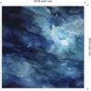 image:imageKate and Laurel Rich Blue Watery Abstract Framed Canvas Wall Art by The Creative Bunch Studio 30 x 30 Sylvie White Coastal Abstract Landscapes Art for Wall Decor Living Room Bedroom