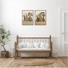 image:imageKate and Laurel Rustic Stilllife 2 Piece Framed Canvas Wall Art Set by Nikita Jariwala Sylvie Dark Gold Rustic Farmhouse Abstract Art for Wall Decor