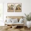 image:imageKate and Laurel Rustic Stilllife 2 Piece Framed Canvas Wall Art Set by Nikita Jariwala Sylvie Dark Gold Rustic Farmhouse Abstract Art for Wall Decor