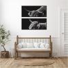 image:imageKate and Laurel Scottish Highland Panel 2 Piece Framed Canvas Wall Art Set by Crystal Lynn Collins Sylvie Black Rustic Farmhouse Animal Art for Wall Decor