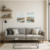image:imageKate and Laurel Seaside I amp II 2 Piece Framed Canvas Wall Art Set by Amy Lighthall Sylvie White Modern Contemporary Landscape Art for Wall Decor