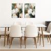 image:imageKate and Laurel Sepia Fields 2 Piece Framed Canvas Wall Art Set by Amy Lighthall Sylvie Beaded White Modern Contemporary Flower Art for Wall Decor