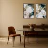image:imageKate and Laurel Sepia Florals I 2 Piece Framed Canvas Wall Art Set by Amy Lighthall Sylvie Walnut Modern Contemporary Abstract Art for Wall Decor