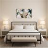 image:imageKate and Laurel Sepia Florals III 2 Piece Framed Canvas Wall Art Set by Amy Lighthall Sylvie Beaded Dark Gold Modern Contemporary Flower Art for Wall Decor