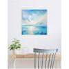 image:imageKate and Laurel Serence Coastal Waters Tranquil Landscape Framed Canvas Wall Art by The Creative Bunch Studio 22 x 22 Sylvie White Coastal Abstract Beach Landscapes Art for Wall Decor Living Room