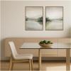 image:imageKate and Laurel Serenity 2 Piece Framed Canvas Wall Art Set by Amy Lighthall Sylvie Dark Gold Modern Contemporary Landscape Art for Wall Decor