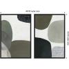 image:imageKate and Laurel Shape Study No 1 amp No 2 2 Piece Framed Canvas Wall Art Set by Amy Lighthall Sylvie Black Modern Contemporary Abstract Art for Wall Decor