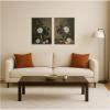 image:imageKate and Laurel Simple Arrangement amp Arranged Marriage 2 Piece Framed Canvas Wall Art Set by Mary Sparrow Sylvie Beaded Dark Gold Traditional Still Life Art for Wall Decor