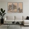 image:imageKate and Laurel Sketches Maples Samuel Colman 3 Piece Framed Canvas Wall Art Set by The Smithsonian American Art Museum Sylvie Beaded Black Vintage Landscape Art for Wall Decor