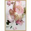 image:imageKate and Laurel Soft Pink Flower Bouquet Framed Canvas Wall Art by Kristybee 23 x 33 Sylvie Bright Gold Modern Contemporary Flowers Still Life Art for Wall Decor Living Room Bedroom