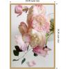 image:imageKate and Laurel Soft Pink Flower Bouquet Framed Canvas Wall Art by Kristybee 23 x 33 Sylvie Bright Gold Modern Contemporary Flowers Still Life Art for Wall Decor Living Room Bedroom