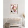 image:imageKate and Laurel Soft Pink Flower Bouquet Framed Canvas Wall Art by Kristybee 23 x 33 Sylvie Bright Gold Modern Contemporary Flowers Still Life Art for Wall Decor Living Room Bedroom