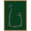 image:imageKate and Laurel Soul Bound Green Framed Canvas Wall Art by Shatha Al Dafai 18 x 24 Sylvie Natural Modern Abstract Tropical Art for Wall Decor Living Room Bedroom