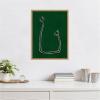 image:imageKate and Laurel Soul Bound Green Framed Canvas Wall Art by Shatha Al Dafai 18 x 24 Sylvie Natural Modern Abstract Tropical Art for Wall Decor Living Room Bedroom