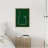 image:imageKate and Laurel Soul Bound Green Framed Canvas Wall Art by Shatha Al Dafai 18 x 24 Sylvie Natural Modern Abstract Tropical Art for Wall Decor Living Room Bedroom