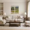 image:imageKate and Laurel Spring landscape from Rozdol Jacek Malczewski 2 Piece Framed Canvas Wall Art Set by Nostalgia Prints Sylvie Natural Traditional Landscape Art for Wall Decor