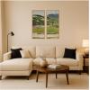 image:imageKate and Laurel Spring landscape from Rozdol Jacek Malczewski 2 Piece Framed Canvas Wall Art Set by Nostalgia Prints Sylvie Natural Traditional Landscape Art for Wall Decor