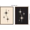image:imageKate and Laurel Starburst Retro Atomic 70s Style MCM Minimalist 2 Piece Framed Canvas Wall Art Set by Lucky Guava Sylvie Walnut Mid Century Modern Abstract Art for Wall Decor