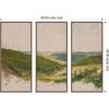 image:imageKate and Laurel Study from Podolia Jan Ciaglinski 3 Piece Framed Canvas Wall Art Set by Nostalgia Prints Sylvie Walnut Rustic Farmhouse Landscape Art for Wall Decor
