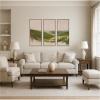 image:imageKate and Laurel Study from Podolia Jan Ciaglinski 3 Piece Framed Canvas Wall Art Set by Nostalgia Prints Sylvie Walnut Rustic Farmhouse Landscape Art for Wall Decor