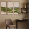 image:imageKate and Laurel Study from Podolia Jan Ciaglinski 3 Piece Framed Canvas Wall Art Set by Nostalgia Prints Sylvie Walnut Rustic Farmhouse Landscape Art for Wall Decor