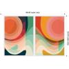 image:imageKate and Laurel Summer Sun 1 and 2 Set of 2 18x24 Framed Canvas Wall Art Set by Alicia Bock Sylvie White Modern Abstract Art for Wall Decor Living Room Bedroom