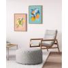 image:imageKate and Laurel Sylvie 551 Oranges Framed Canvas Wall Art by Mia Charro 18x24 Natural Fruit Art for Wall