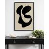 image:imageKate and Laurel Sylvie Abstract 10 Framed Canvas Wall Art by Apricot and Birch 23x33 Black Decorative Abstract Art Print for WallBlack