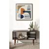 image:imageKate and Laurel Sylvie Abstract Mid Century Framed Canvas Wall Art by Rachel Lee of My Dream Wall 30x30 Natural Ecelectic Abstract Art Wall DcorBrown