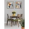 image:imageKate and Laurel Sylvie Abstract Mid Century Framed Canvas Wall Art by Rachel Lee of My Dream Wall 30x30 Natural Ecelectic Abstract Art Wall DcorBrown