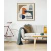 image:imageKate and Laurel Sylvie Abstract Mid Century Framed Canvas Wall Art by Rachel Lee of My Dream Wall 30x30 Natural Ecelectic Abstract Art Wall DcorNatural