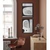 image:imageKate and Laurel Sylvie Abstract Minimal C and D Framed Canvas Wall Art Set by The Creative Bunch Studio 2 Piece Set 18x24 Black MultiPiece Modern Abstract Wall DcorBlack