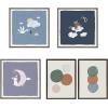 image:imageKate and Laurel Sylvie Abstract Soft Circles Part 1 and 2 Framed Canvas Wall Art Set by Lauradidthis Set of 2 18x24 Brown Colorful Modern Art for Wall