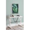 image:imageKate and Laurel Sylvie Agave II Framed Canvas Wall Art by F2Images 23x33 White Modern Succulent Wall Decor