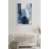 image:imageKate and Laurel Sylvie Aqua Abstract 1 Framed Canvas Wall Art by Amy Lighthall 23x33 Gray Decorative Blue Art Print for WallWhite