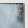 image:imageKate and Laurel Sylvie Aqua Abstract 1 Framed Canvas Wall Art by Amy Lighthall 23x33 Gray Decorative Blue Art Print for WallWhite