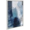 image:imageKate and Laurel Sylvie Aqua Abstract 1 Framed Canvas Wall Art by Amy Lighthall 23x33 Gray Decorative Blue Art Print for WallWhite