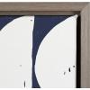 image:imageKate and Laurel Sylvie Arches in Blue Framed Canvas by Statement Goods 30x30 Gray Square Abstract Print for Living Room Dining Room Kitchen or Bedroom
