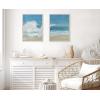 image:imageKate and Laurel Sylvie Beach Day Left and Right Framed Canvas Wall Art Set by Julie Maida 2 Piece Set 18x24 White Coastal Ocean Wall Dcor Art Set