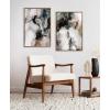 image:imageKate and Laurel Sylvie Beaded Contour Flow I and II Vintage Framed Canvas Wall Art Set by Amy Lighthall 2 Piece Set 23x33 Gold Modern Abstract Geometric Art for Wall