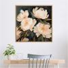 image:imageKate and Laurel Sylvie Beautiful Painterly Floral Bouquets 2 Framed Canvas Wall Art by The Creative Bunch Studio 22 x 22 Beaded Natural Traditional Flowers Still Life Nature Decor Living RoomNatural