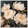 image:imageKate and Laurel Sylvie Beautiful Painterly Floral Bouquets 2 Framed Canvas Wall Art by The Creative Bunch Studio 22 x 22 Beaded Natural Traditional Flowers Still Life Nature Decor Living RoomWhite
