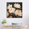 image:imageKate and Laurel Sylvie Beautiful Painterly Floral Bouquets 2 Framed Canvas Wall Art by The Creative Bunch Studio 22 x 22 Beaded Natural Traditional Flowers Still Life Nature Decor Living RoomBeaded Gold